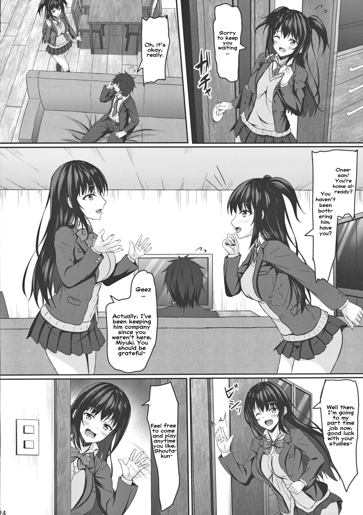 Hentai Manga Comic-First Year Middle Schooler Me And My Girlfriend Schoolgirl's Big Sister-Read-23